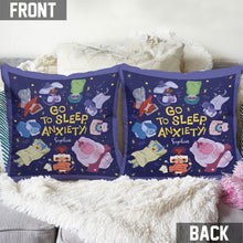 Load image into Gallery viewer, Personalized Go To Sleep Throw Pillow Custom Name Gift