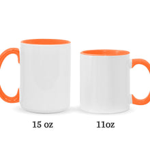 Load image into Gallery viewer, Personalized Hello Fall Accent Mug Custom Name Gift Idea