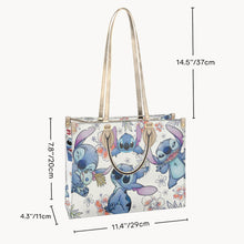 Load image into Gallery viewer, Personalized Leather Handbag Ohana Stitch Design Gift for Women