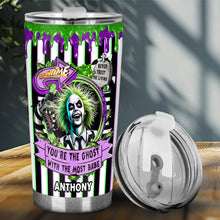 Load image into Gallery viewer, Personalized Beetlejuice Tumbler Custom Name Gift for Halloween