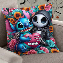 Load image into Gallery viewer, Personalized Nightmare Throw Pillow Custom Name Gift