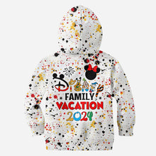 Load image into Gallery viewer, Personalized Disney Family Vacation All Over Shirt for Kids