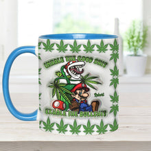 Load image into Gallery viewer, Personalized Weed Accent Mug Inhale the Good Sh*t Gift