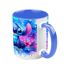Load image into Gallery viewer, Personalized Ohana Accent Mug Custom Name Gift for Family