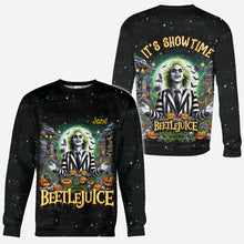 Load image into Gallery viewer, Personalized Beetlejuice All Over Shirt Custom Name Halloween Gift