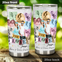 Load image into Gallery viewer, Personalized Couple Tumbler Custom Photo Gift for Anniversary
