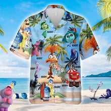 Load image into Gallery viewer, Personalized Inside Out Hawaiian Shirt Custom Name Gift