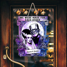 Load image into Gallery viewer, Personalized Custom Shaped Wood Sign for Couples - Unique Gift