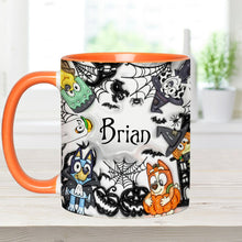 Load image into Gallery viewer, Personalized Halloween Accent Mug with Custom Name Gift