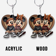 Load image into Gallery viewer, Personalized QR Code Keychain for Couples - Unique Gift