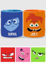 Load image into Gallery viewer, Personalized Two-Tone Accent Mug Custom Name Gift