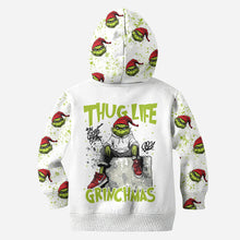 Load image into Gallery viewer, Personalized Grinch Hoodie & Leggings Set Custom Name Gift for Christmas