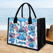 Load image into Gallery viewer, Personalized Ohana Canvas Tote Bag Custom Name Gift for Mom