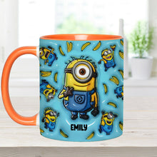 Load image into Gallery viewer, Personalized Minion Mug Custom Name Gift Idea for Kids