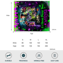 Load image into Gallery viewer, Personalized Witches Blanket Custom Name Halloween Gift