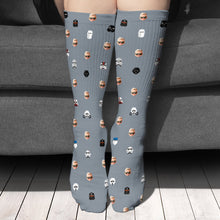 Load image into Gallery viewer, Personalized Dad Socks with Custom Photos for Father's Day Gift