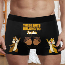 Load image into Gallery viewer, Personalized Men's Boxer Briefs Custom Name Gift for Him