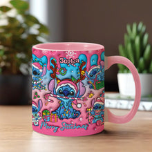 Load image into Gallery viewer, Personalized Ohana Accent Mug Christmas Gift for Mom