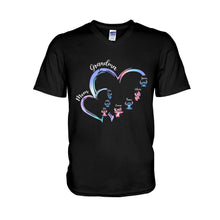 Load image into Gallery viewer, Personalized Grandma T-Shirt & Hoodie with Ohana Design for Family Gifts