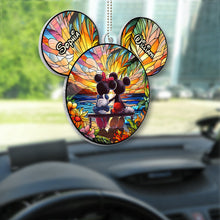 Load image into Gallery viewer, Personalized Car Ornament Transparent Acrylic for Couples