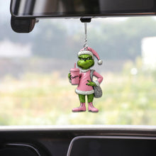 Load image into Gallery viewer, Personalized Grinch Car Ornament Custom Name Christmas Gift