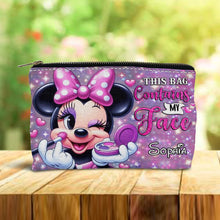 Load image into Gallery viewer, Personalized Mouse Pouch with Cute Character Design for Girls