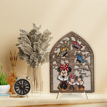 Load image into Gallery viewer, Personalized Best Nana Ever Mouse Ears 2-Layered Wood Sign Gift