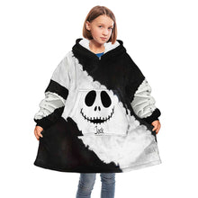 Load image into Gallery viewer, Personalized Nightmare Blanket Hoodie Custom Name Gift