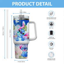 Load image into Gallery viewer, Personalized Tropical Vibe Tumbler With Handle Custom Name Gift