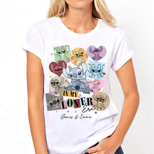 Load image into Gallery viewer, Personalized Couple T-shirt & Hoodie with Custom Names Gift for Her & Him