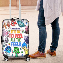 Load image into Gallery viewer, Personalized Luggage Cover Custom Name Colorful Design Gift