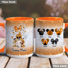 Load image into Gallery viewer, Personalized Spooky Mama Halloween Accent Mug Gift for Mom