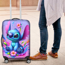 Load image into Gallery viewer, Personalized Ohana Luggage Cover Custom Name Gift for Travel