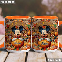 Load image into Gallery viewer, Personalized Hello Fall Accent Mug Custom Name Gift Idea