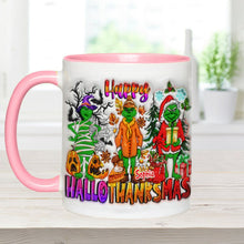 Load image into Gallery viewer, Personalized Grinch Accent Mug Custom Name Holiday Gift