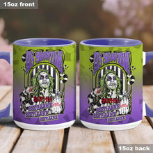 Load image into Gallery viewer, Personalized Beetlejuice Accent Mug Custom Name Halloween Gift