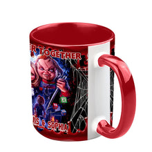 Load image into Gallery viewer, Personalized Chucky & Tiffany Accent Mug Custom Name Gift