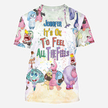 Load image into Gallery viewer, Personalized All Over Shirt Custom Name Perfect Gift for Birthday & Graduation