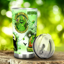 Load image into Gallery viewer, Personalized Oogie Boogie Halloween Tumbler Custom Gift