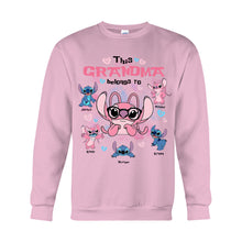 Load image into Gallery viewer, Custom Grandma Mouse T-shirt & Hoodie with Family Names | Personalized Gift