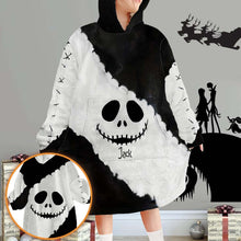 Load image into Gallery viewer, Personalized Nightmare Blanket Hoodie Custom Name Gift