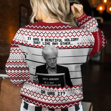 Load image into Gallery viewer, Personalized Holiday Ugly Sweater Custom Name Gift Idea