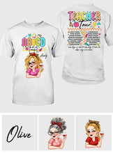Load image into Gallery viewer, Personalized Teacher T-shirt & Hoodie Custom Name Gift for Teacher