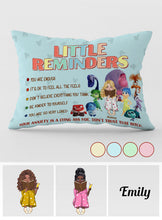 Load image into Gallery viewer, Personalized Little Reminders Pillow Cover for Unique Gift
