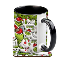 Load image into Gallery viewer, Personalized Grinch Accent Mug Custom Name Gift for Christmas