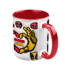 Load image into Gallery viewer, Personalized Accent Mug for Best Friends Custom Names Gift