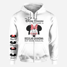 Load image into Gallery viewer, Personalized Disney Grandma All Over Shirt with Custom Names