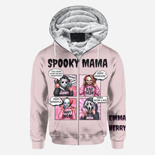 Load image into Gallery viewer, Personalized Spooky Mama All Over Shirt Custom Name Gift for Mom