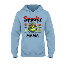 Load image into Gallery viewer, Personalized Spooky Mama T-shirt & Hoodie for Halloween Gift