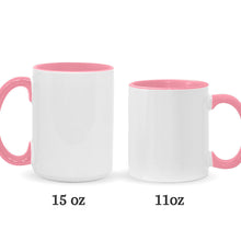 Load image into Gallery viewer, Personalized Snacking Around the World Accent Mug Gift for Mom